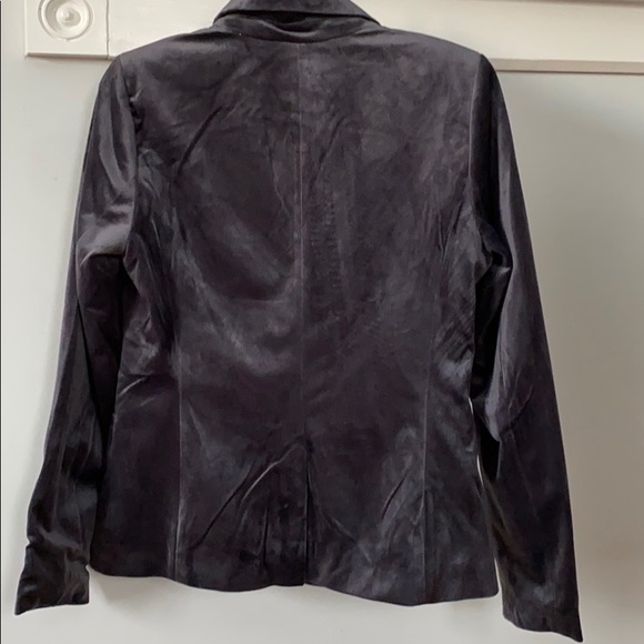 Dolce Cabo Slate Blue Suede Blazer - Picture 2 of 8